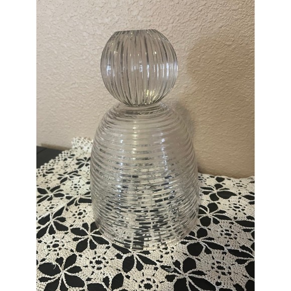 Unique Vintage English Threading Vase - Picture 2 of 6